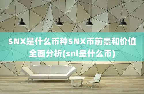SNX是什么币种SNX币前景和价值全面分析(snl是什么币)
