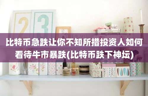 比特币急跌让你不知所措投资人如何看待牛市暴跌(比特币跌下神坛)