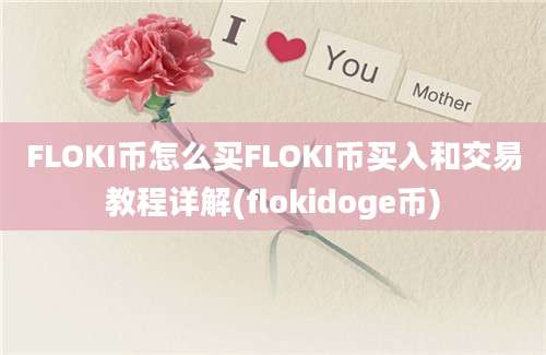 FLOKI币怎么买FLOKI币买入和交易教程详解(flokidoge币)