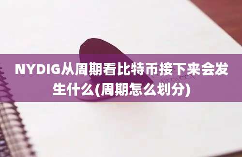 NYDIG从周期看比特币接下来会发生什么(周期怎么划分)