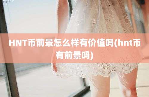 HNT币前景怎么样有价值吗(hnt币有前景吗)