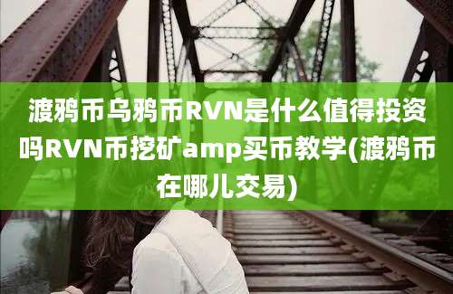 渡鸦币乌鸦币RVN是什么值得投资吗RVN币挖矿amp买币教学(渡鸦币在哪儿交易)