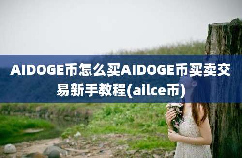 AIDOGE币怎么买AIDOGE币买卖交易新手教程(ailce币)