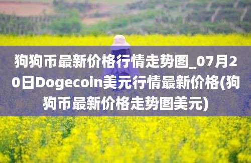 狗狗币最新价格行情走势图_07月20日Dogecoin美元行情最新价格(狗狗币最新价格走势图美元)