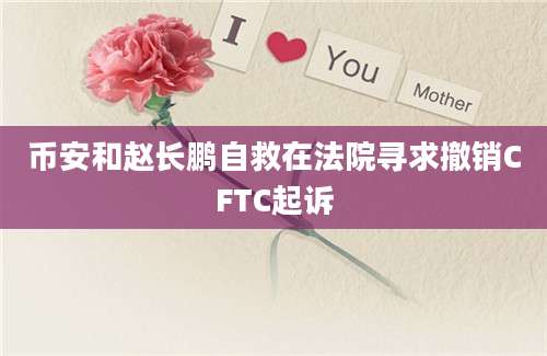 币安和赵长鹏自救在法院寻求撤销CFTC起诉