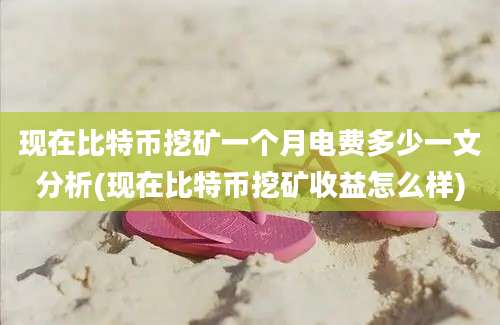 现在比特币挖矿一个月电费多少一文分析(现在比特币挖矿收益怎么样)