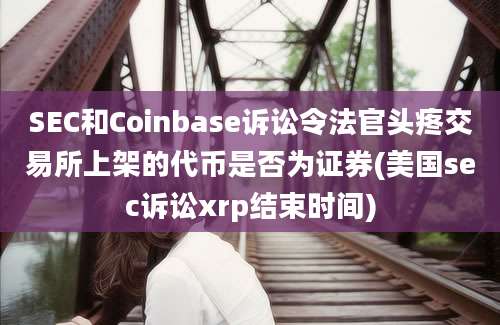 SEC和Coinbase诉讼令法官头疼交易所上架的代币是否为证券(美国sec诉讼xrp结束时间)